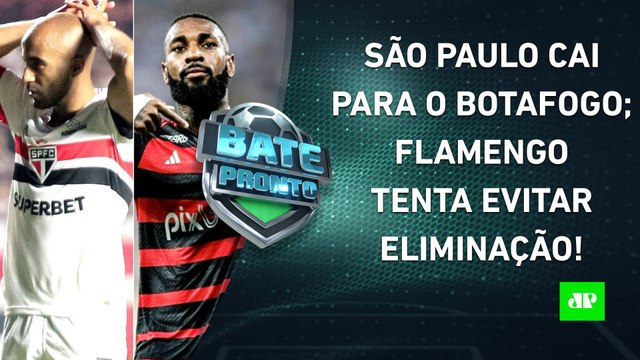 São Paulo É ELIMINADO pelo Botafogo nos PÊNALTIS; HOJE TEM Peñarol x Flamengo | BATE-PRONTO