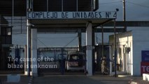 Outside Uruguay's largest prison where six people died in fire