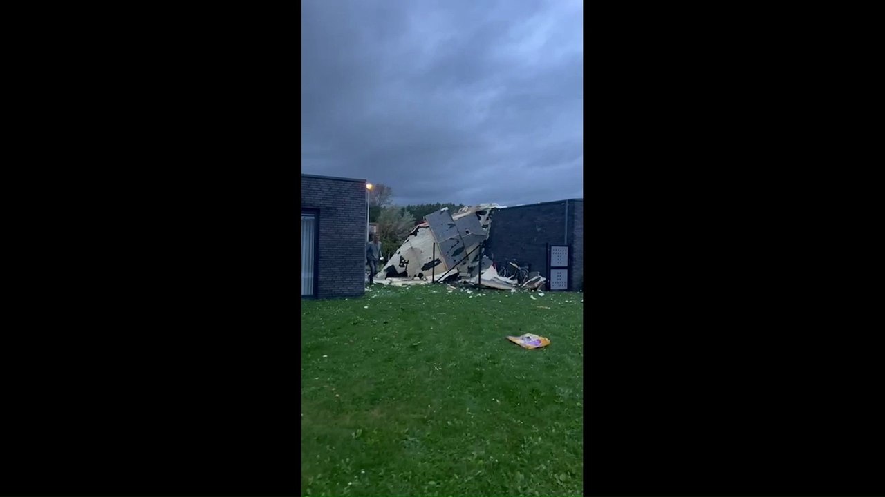 D'impressionnants dégâts après le passage d'une mini-tornade dans la région de Tirlemont
