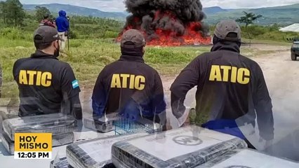 Incineran 4.1 toneladas de droga en Honduras