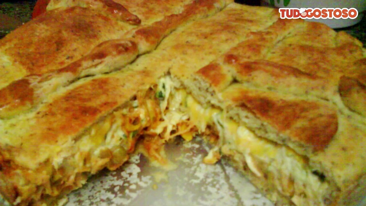 Torta salgada 2 recheios