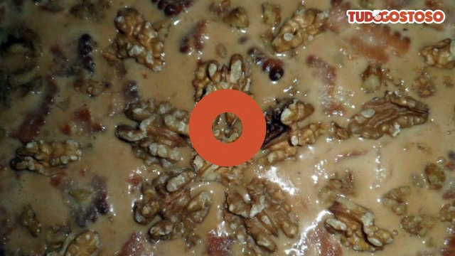 Pavê de nozes, fácil e delicioso