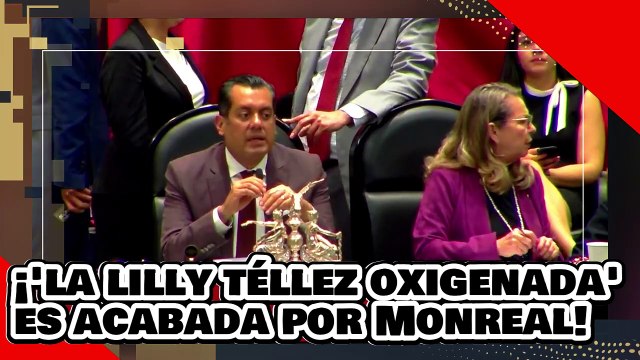 VE! ¡Lilly Téllez Oxigenada es hecha añicos por Monreal por atacar la reforma a la guardia nacional!