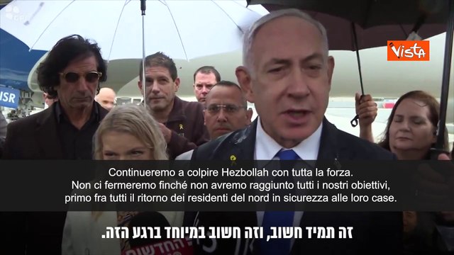 Medio Oriente, Netanyahu: Colpiremo Hezbollah fino a raggiungimento obiettivi