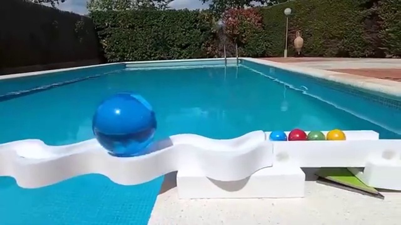 ASMR, very satisfying, Relaxing video, Marble run fast,1000 marbles.