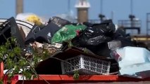 Registros audiovisuales de suciedad en un punto de acopio de basura cerca del faro de Punta Carretas