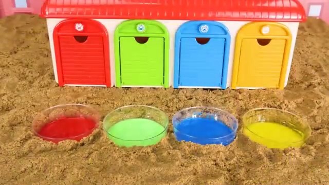 Teach Kids Spanish and English words with Painting Pororo Toy Car and Tayo Playsets!