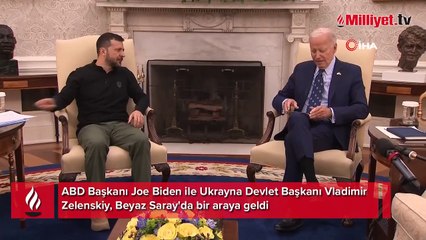 Biden ve Zelenskiy'den Beyaz Saray'da kritik zirve
