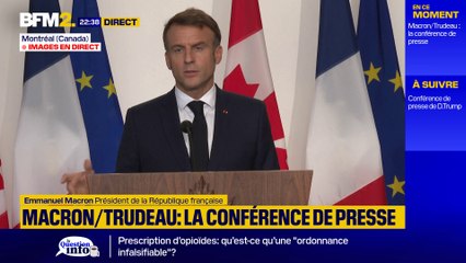 Pour Emmanuel Macron, Benjamin Netanyahu ferait "une faute" en refusant le cessez-le-feu proposé au Liban et "prendrait la responsabilité d'une escalade régionale"