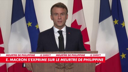 Meurtre de Philippine : Emmanuel Macron exprime «l'émotion de toute la Nation» devant ce «crime odieux et atroce»