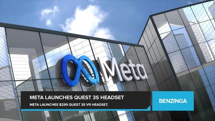 Meta Launches Quest 3S VR Headset for $299, Set to Rival Apple’s Vision Pro. Showcases Orion, Its First Fully-Functioning AR Glasses Prototype.