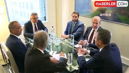 Özgür Özel, ABD'de Kuzey Kıbrıs Türk Cumhuriyeti Lideri ile Görüştü