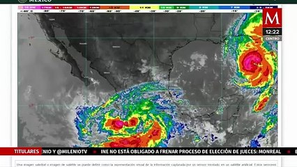 SMN alerta que el huracán 'John' podría tocar tierra dos veces más