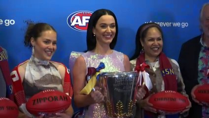 Popstar Katy Perry promises a larger-than-life pre-game performance ahead of AFL grand final