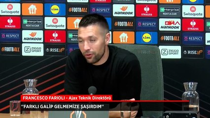Francesco Farioli: Farklı galip gelmemize şaşırdım
