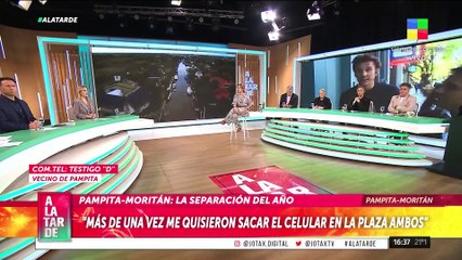 Un vecino HABLA de la RELACIÓN y la CONVIVENCIA entre Pampita y García Moritán