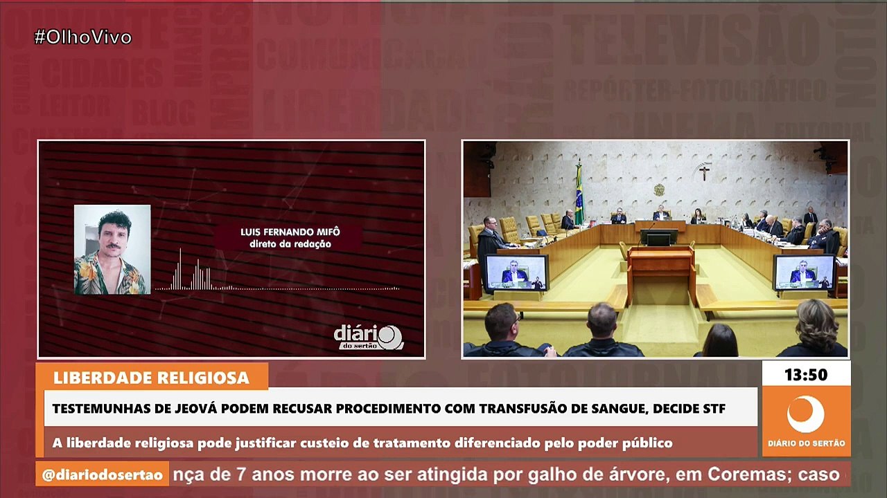 Testemunhas de Jeová têm direito de recusar pro...