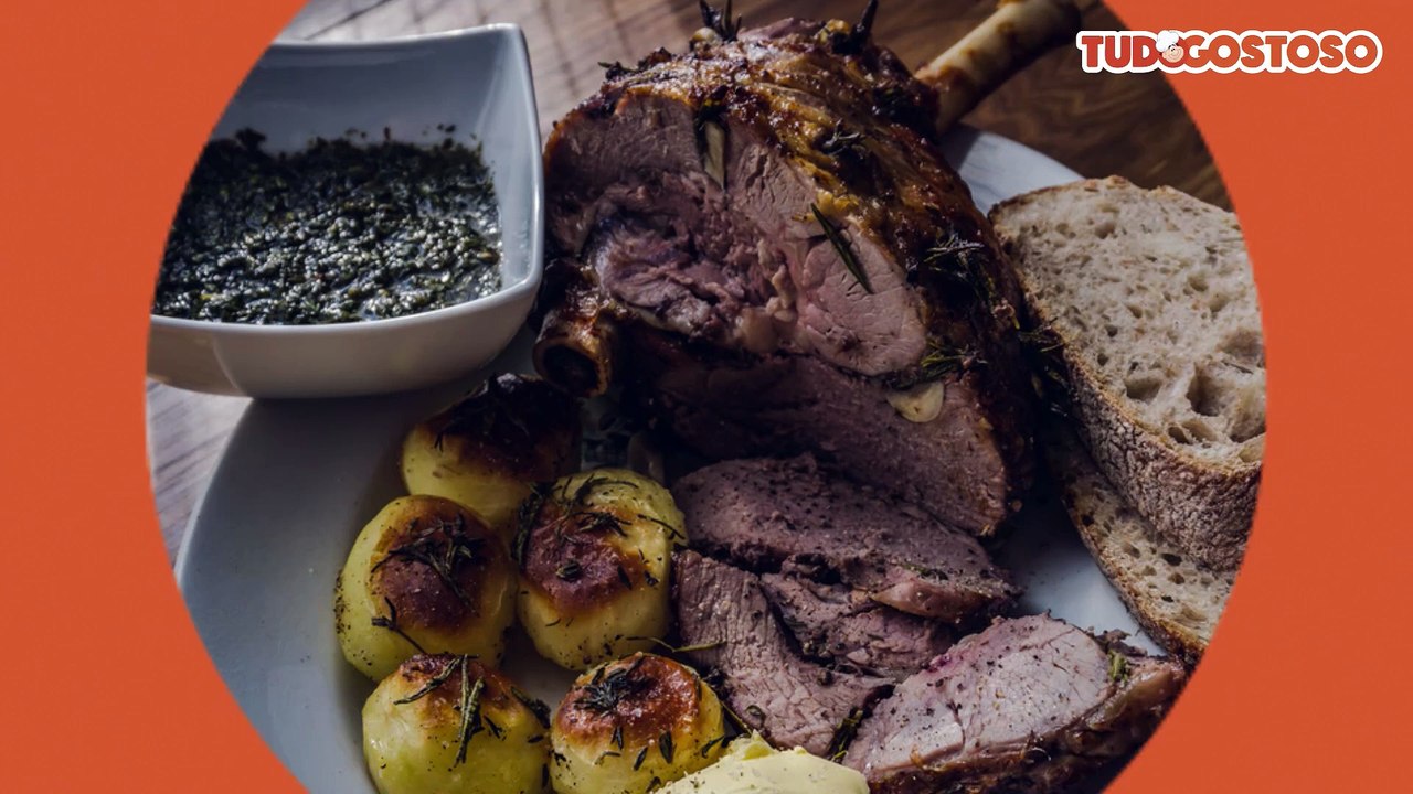 Pernil de Cordeiro Assado