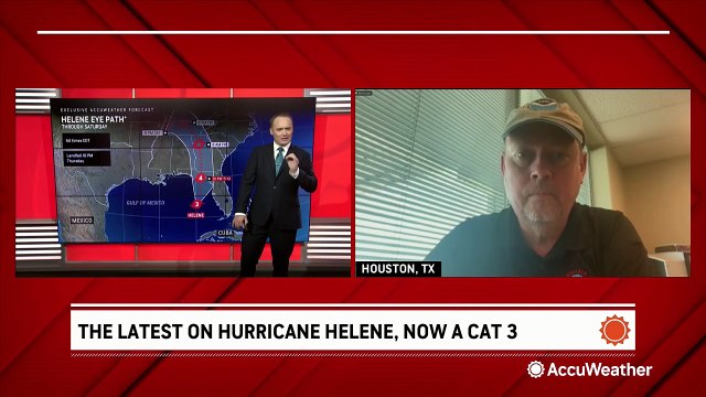 Flying with the hurricane hunters over Helene