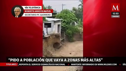 PC Guerrero pide a población tener paciencia ante afectaciones por 'John'