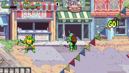 Teenage Mutant Ninja Turtles Shredder's Revenge Funny CO-OP Moment!