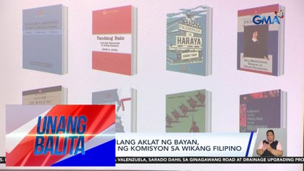 Download Video: Paglunsad ng ilang aklat ng bayan, pinangunahan ng Komisyon sa Wikang Filipino | Unang Balita