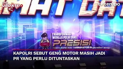 Kapolri Sebut Geng Motor Masih Jadi PR yang Perlu Diselesaikan