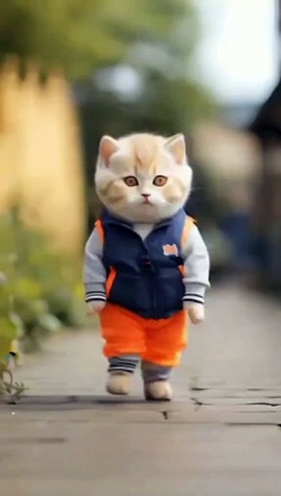 Cat dance video