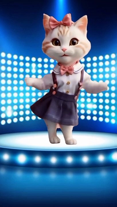 Cat dance video