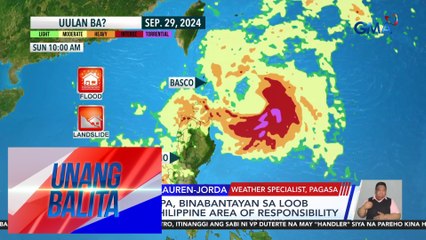 Panayam kay Ana Clauren-Jorda, weather specialist, PAGASA | Unang Balita