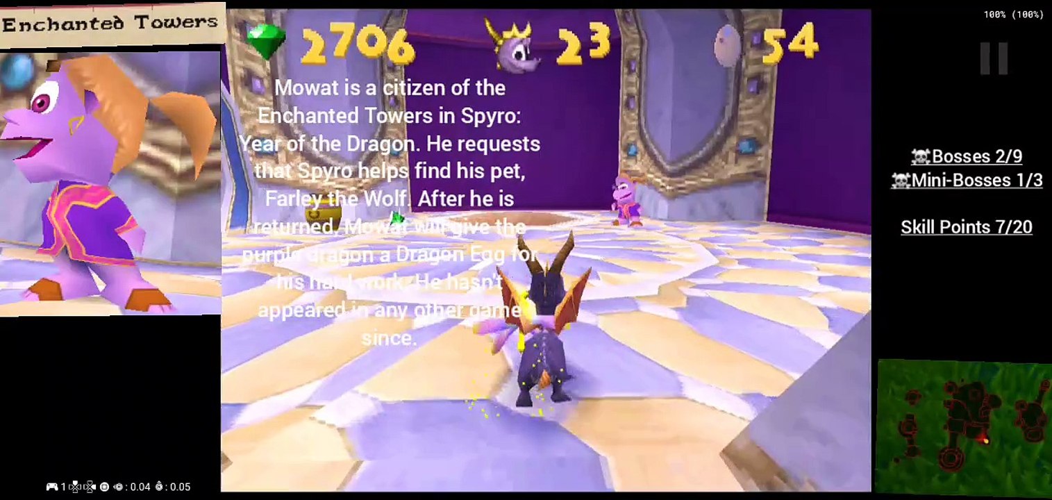 Spyro 3 Year of the Dragon PS1 Walkthrough Part 12 100%