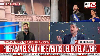 Abal Medina: "No es casual la visita de Bukele en este momento"