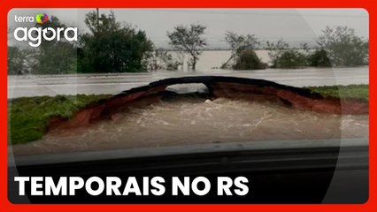 Repórter relata estragos, enchentes e falta de luz no RS