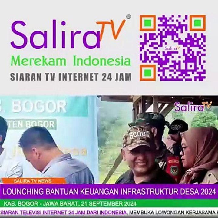 Pemdes Tajur Citeureup Bogor Lounching Bantuan Keuangan Infrastruktur Desa 2024