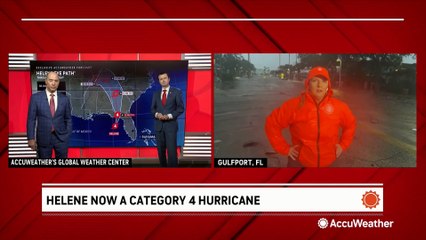 Floodwaters overtake Gulfport ahead of Hurricane Helene