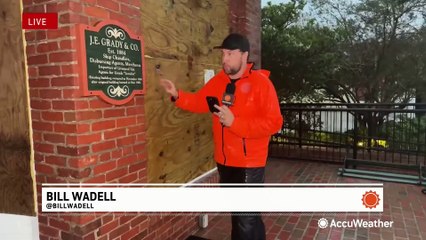 Helene's impacts begin arriving in Apalachicola