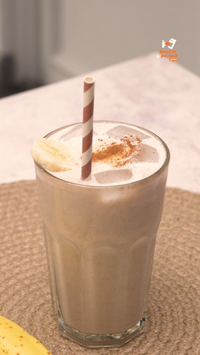 Agua de plátano con canela