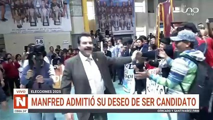 Manfred admitió su deseo de ser candidato presidencial