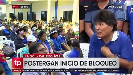 Evo insiste en su candidatura y dice que informe de la CIDH “son recomendaciones, no son para cumplir”