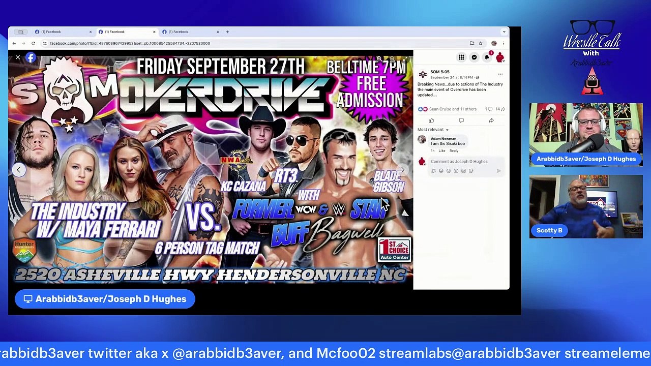 Wrestle Talk with Arabbidb3aver: From The School of Morton 5:05 Mr. Scotty B. joins us today!