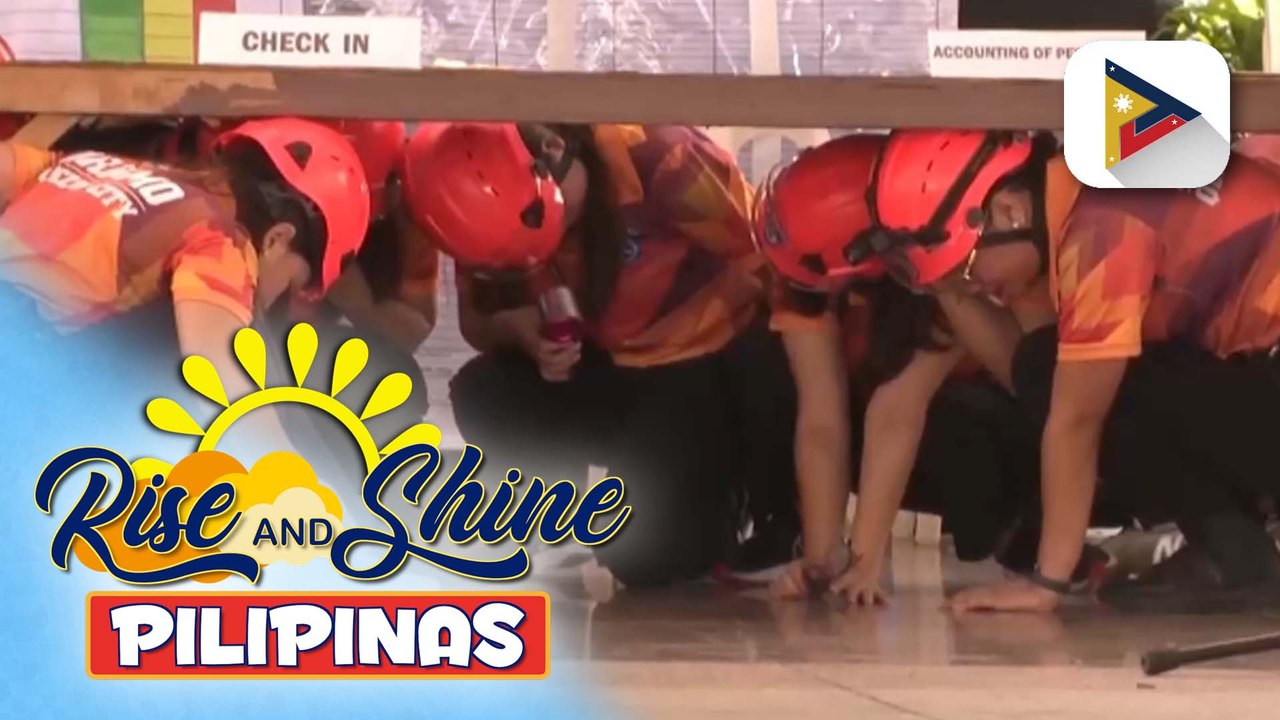 Bilis ng pagresponde ng rescue teams sa loob at labas ng NCR, sinubok sa Nationwide Simultaneous Quake Drill
