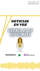 Resumen de noticias Viernes 27 de Septiembre