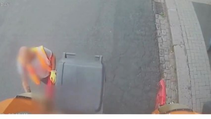 "가연성 폐기물 조심"...쓰레기 수거 중 '펑' / YTN