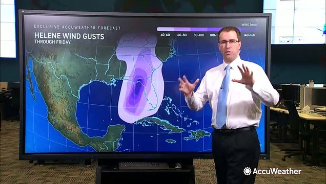 Hurricane Helene to bring a catastrophic flooding risk to part of the Appalachians