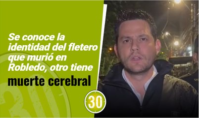 Se conoce la identidad del fletero que murió en Robledo, otro tiene muerte cerebral
