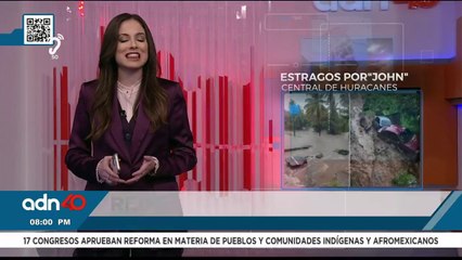 Huracán "John" deja grandes estragos en Acapulco