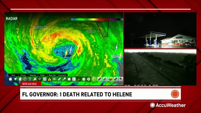 Hurricane Helene officially makes landfall as the strongest hurricane to ever hit Florida's Big ...