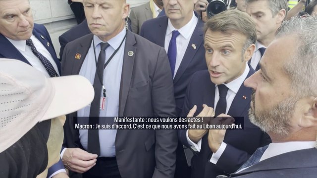 Honte à vous : Emmanuel Macron pris à partie au Canada sur la situation à Gaza et au Liban