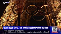 Après 110 jours sur la tour Eiffel, les anneaux olympiques retirés dans la nuit