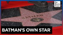 Batman gets Hollywood Walk of Fame star